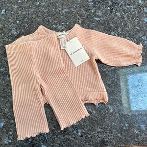 Pink HM Adorables Wavy-Rib Cotton Set